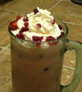 Raspberry Malt Iced Coffee
